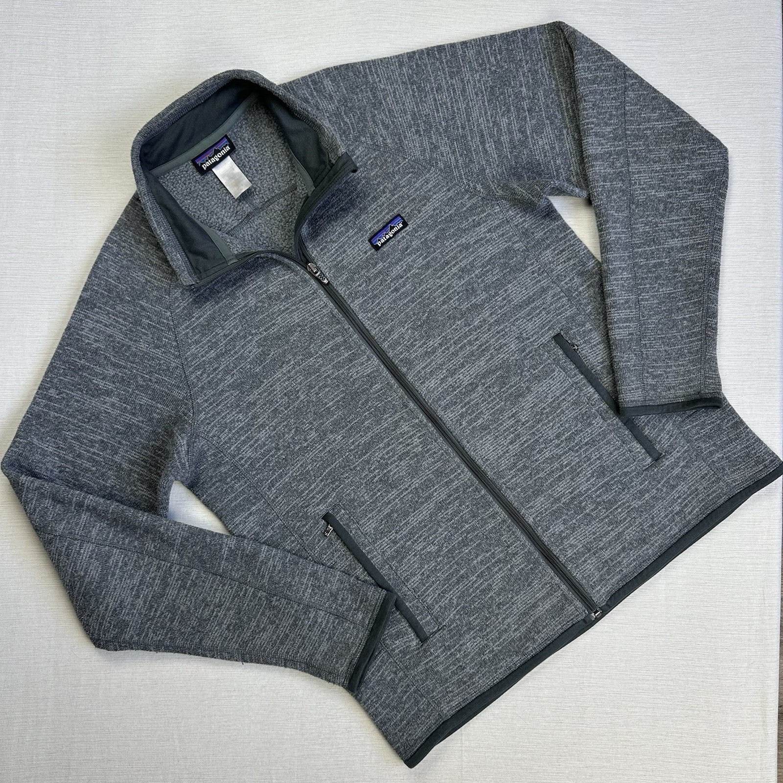 Vtg Y2k Patagonia Better Sweater Full Zip Jacket Men M Forge Gray Gorpcore Prep